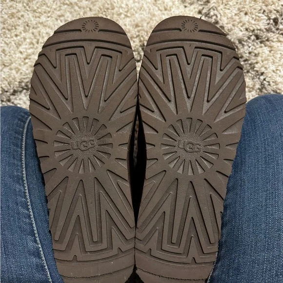 Uggs Platform Ankle Boots in Dark Brown - Picture 5 of 5